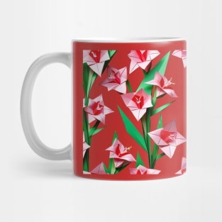 Origami Gladiolus - PanfurWare LLC Mug